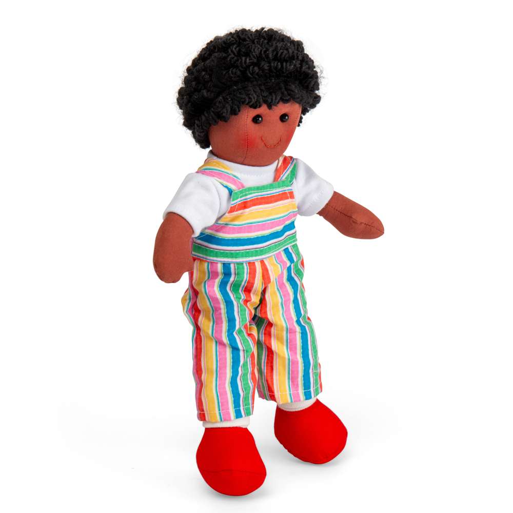Bigjigs Toys Jake Doll Small- Ragdoll Boy for Babies, Soft Dolls for Toddlers