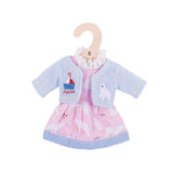 Polar Bear Pink Dress (for Size Small Doll)