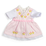 Pink Doll Dress (Small) - Soft Dolls Clothes, Dresses For Ragdolls