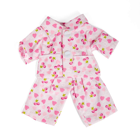 Day Pyjamas (Small) - Dolls Pink PJ Set, Doll Clothes & Accessories