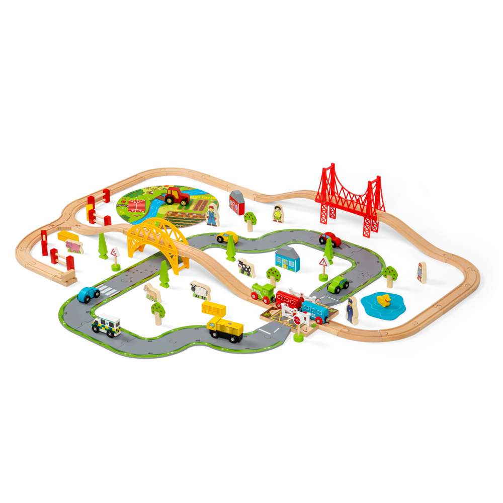 Road & Rail Train Set - DAMAGED BOX