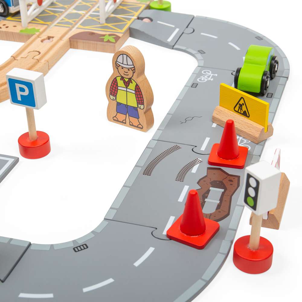 City Road and Railway Set - DAMAGED BOX