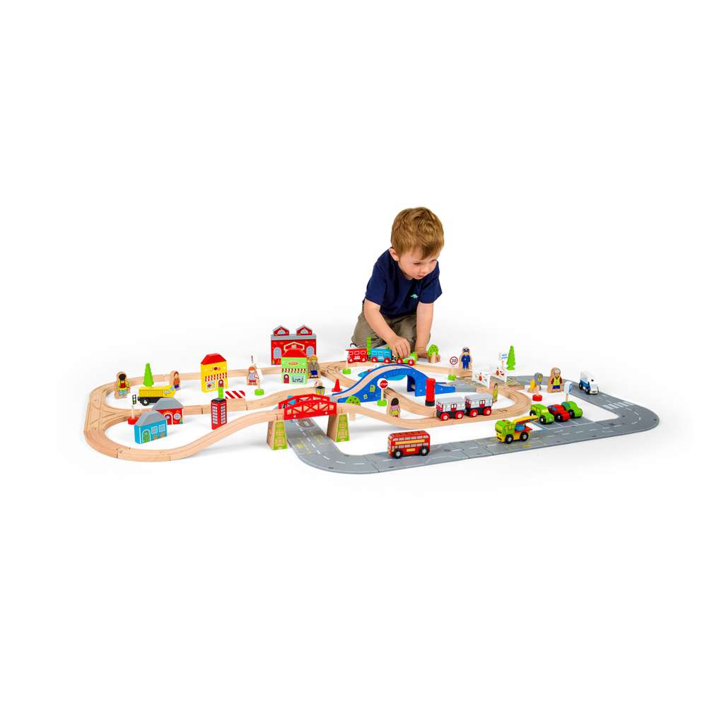 City Road and Railway Set - DAMAGED BOX