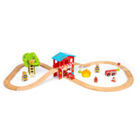 Fire Station Train Set