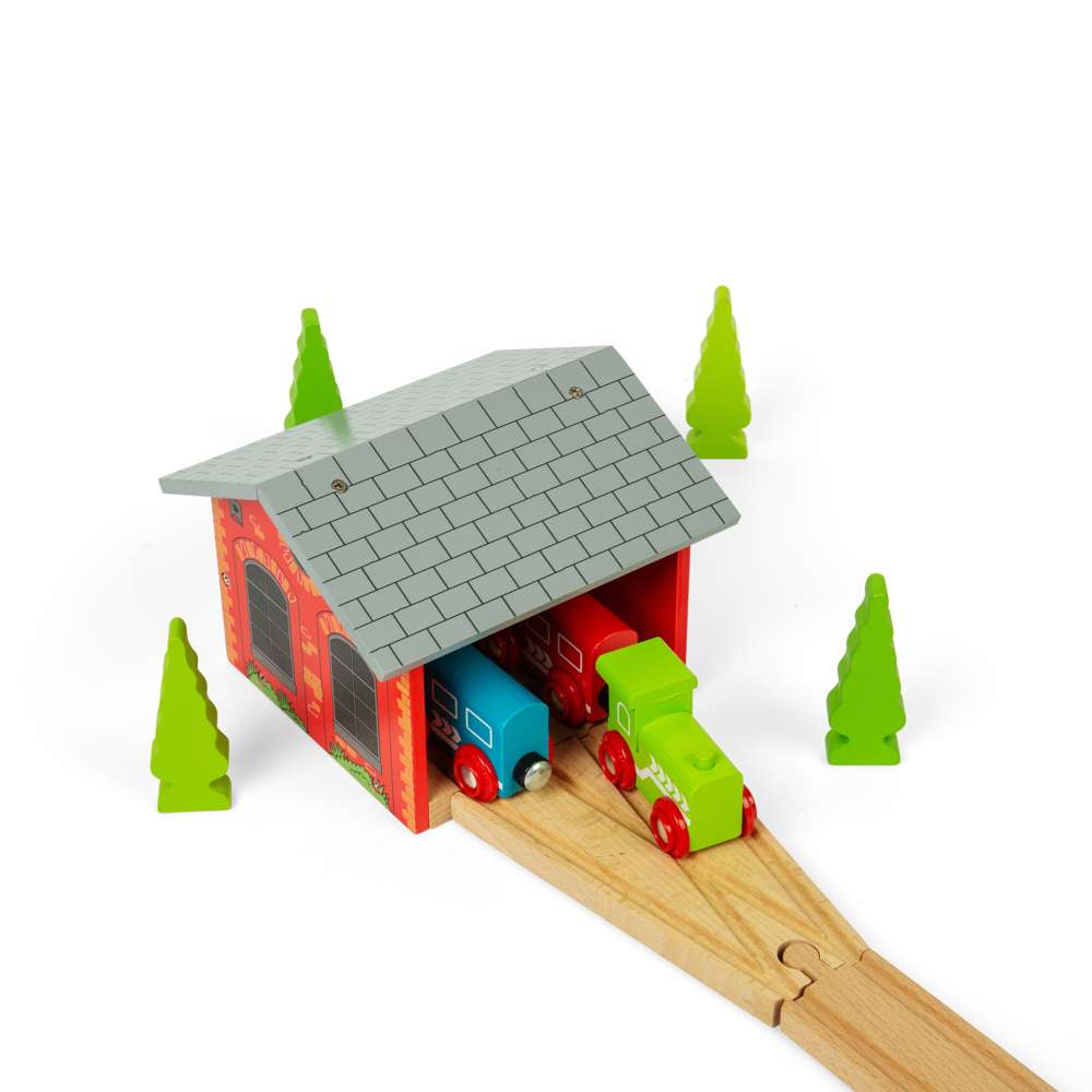 Double Engine Shed - DAMAGED BOX