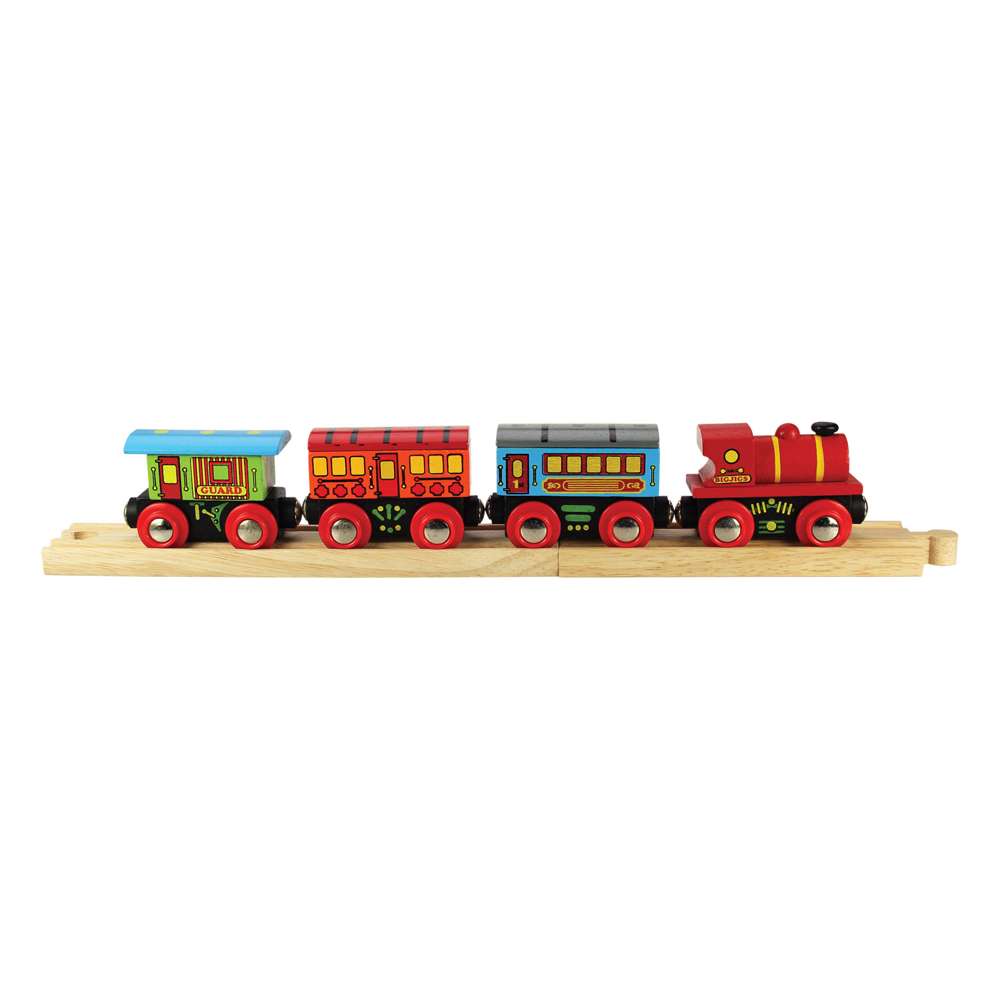 Passenger Train | Wooden Trains | Bigjigs Toys