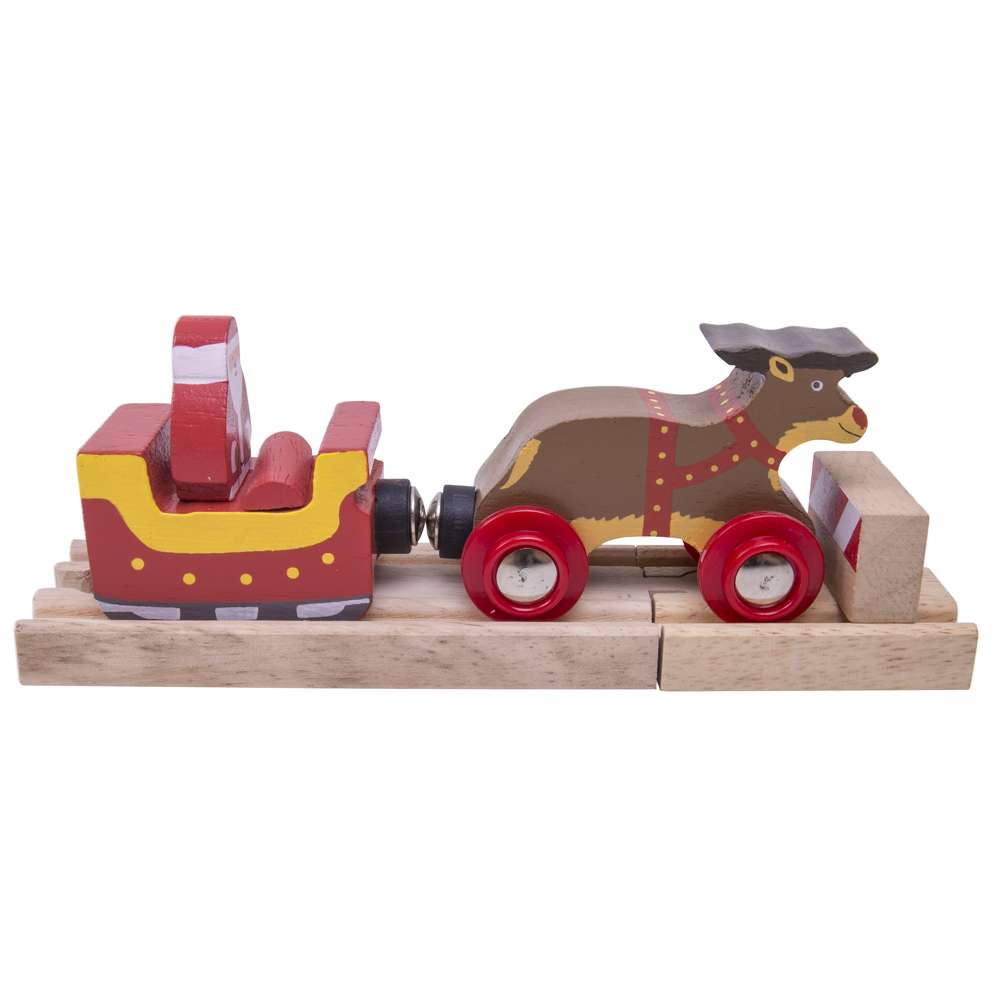 Santa Sleigh with Reindeer