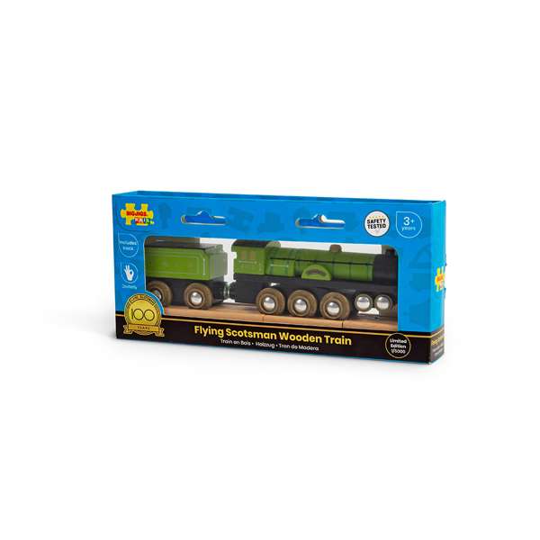 Flying Scotsman 100th Anniversary Toy Trains Bigjigs Rail