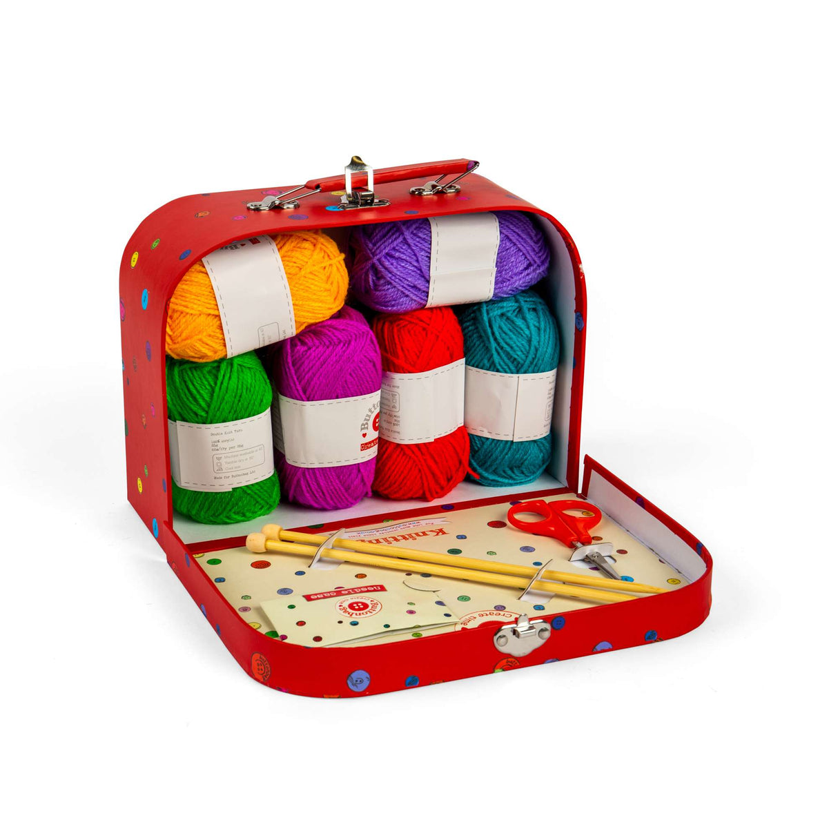 Buttonbag Knitting Kit for Children - Learn to Knit
