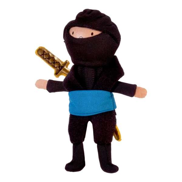 Blue Ninja Finger Puppet