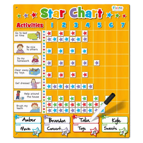 Magnetic Large Star Chart