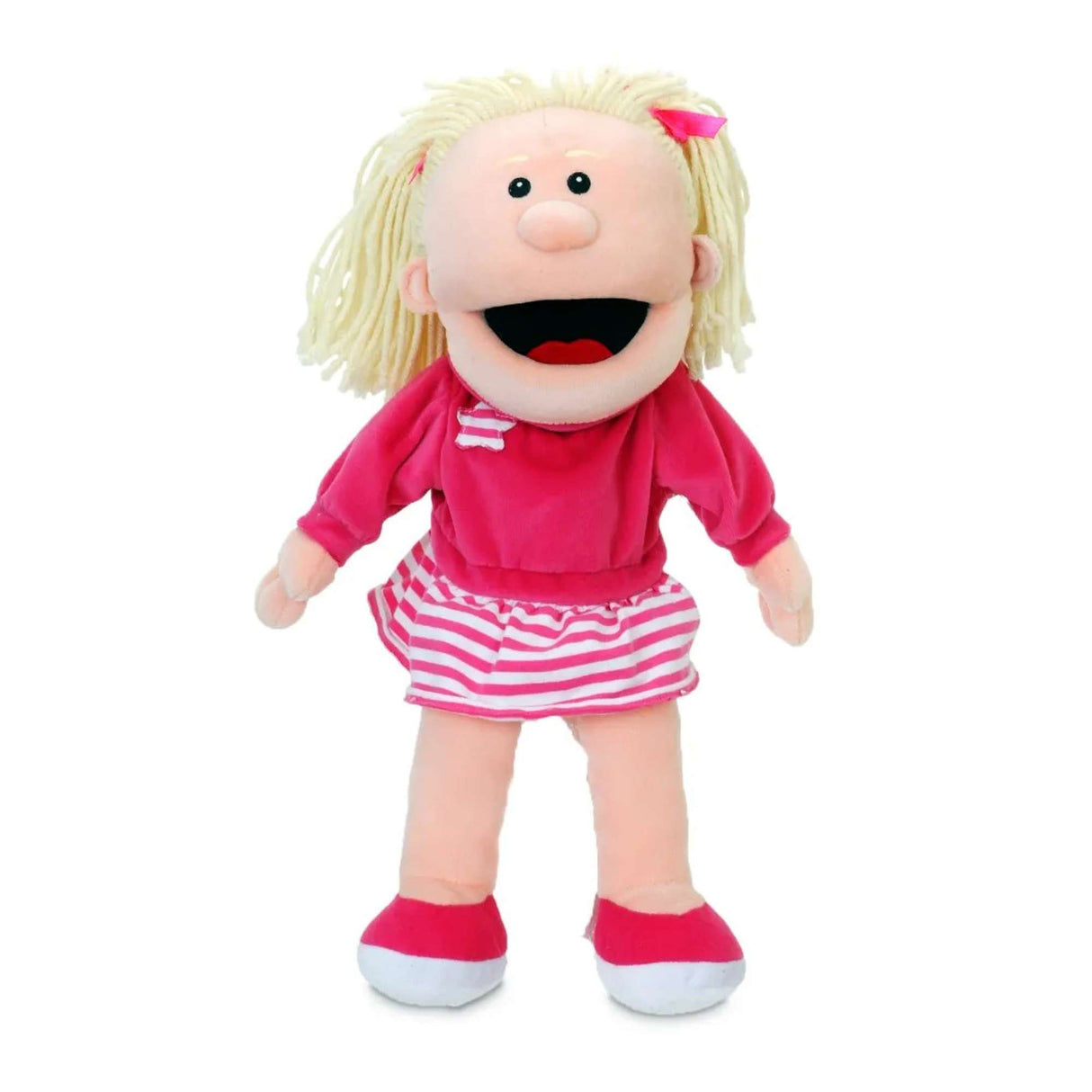 Girl Moving Mouth Hand Puppet