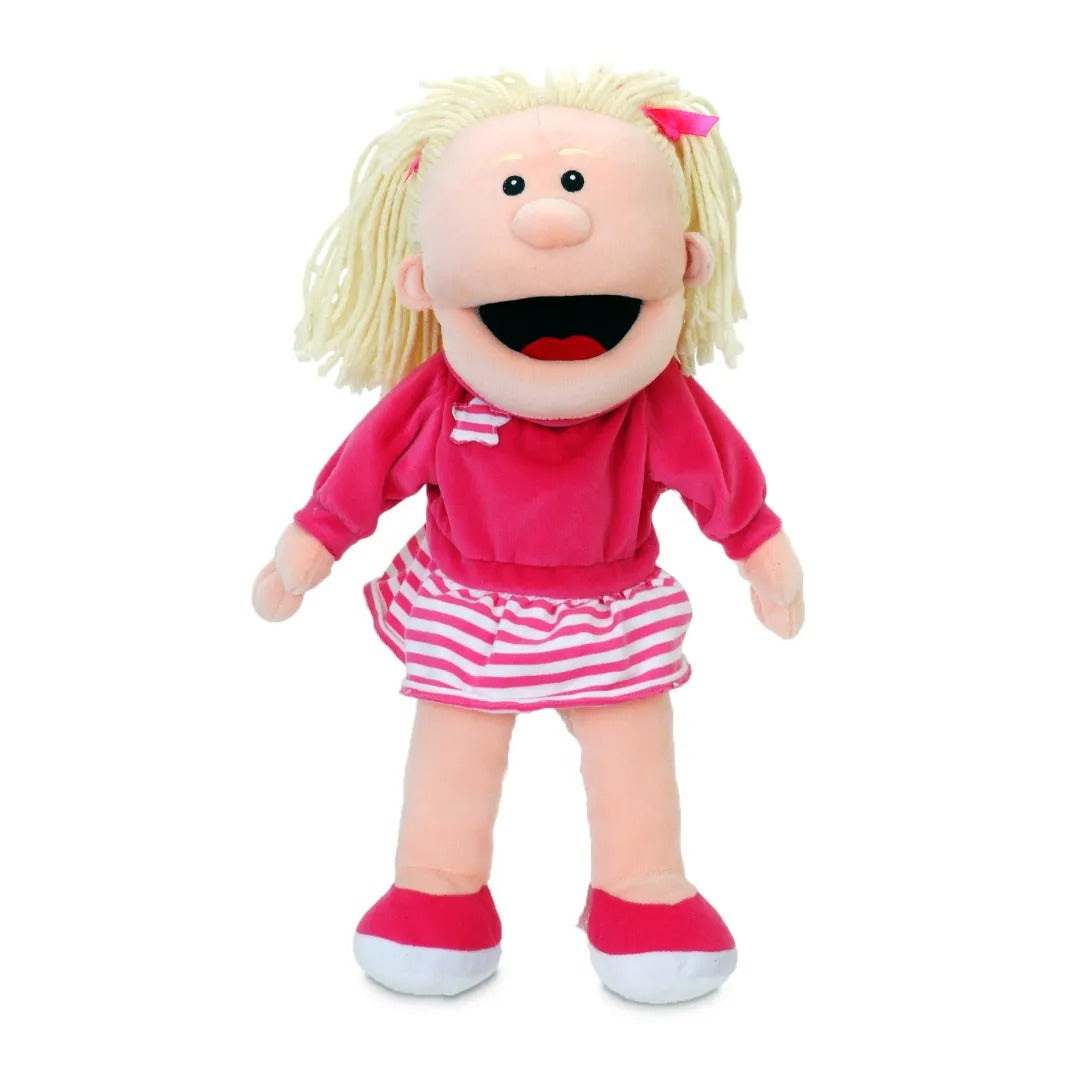 White Girl Hand Puppet | Fiesta Crafts| Bigjigs Toys