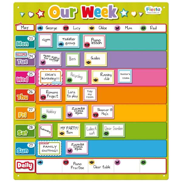 Week Stuff Magnetic Our Week| Fiesta Crafts| Bigjigs Toys