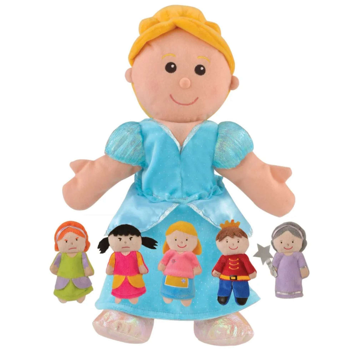 Cinderella Hand and Finger Puppet Set