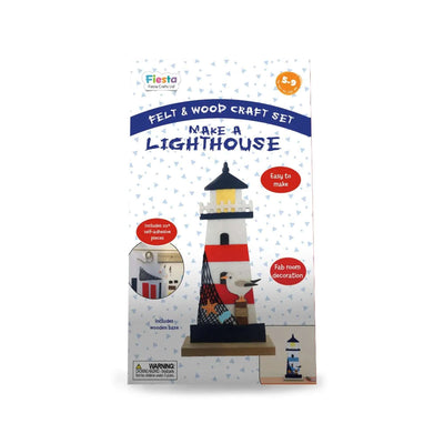 Wood & Felt Craft Kit - Make a Lighthouse