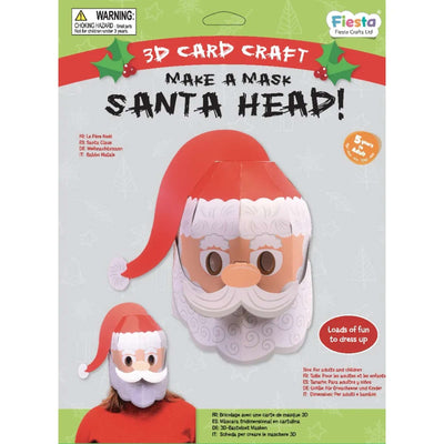 Santa 3D Mask Card Craft