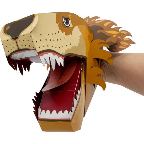 Lion Puppet Craft Kit Fiesta Crafts| Bigjigs Toys - Main Image