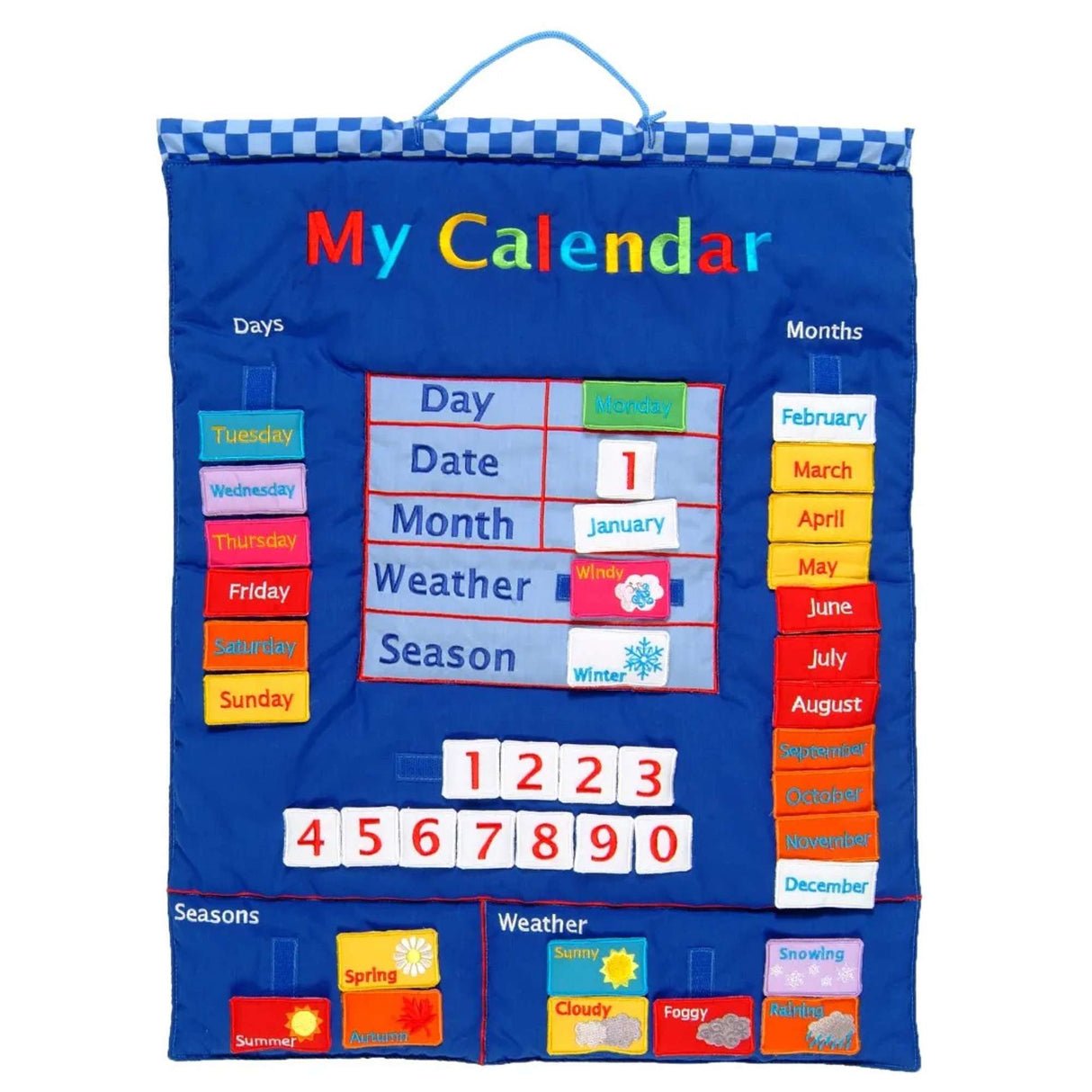 My Calendar Fabric Wall Chart