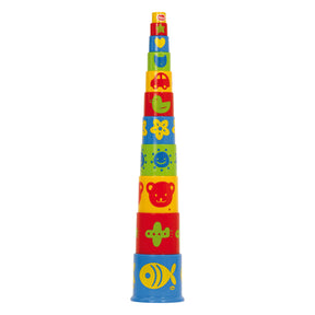 Multi Colour Stacking Buckets