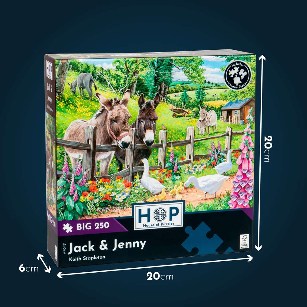 Plum Cottage BIG 250 Jigsaw Puzzle