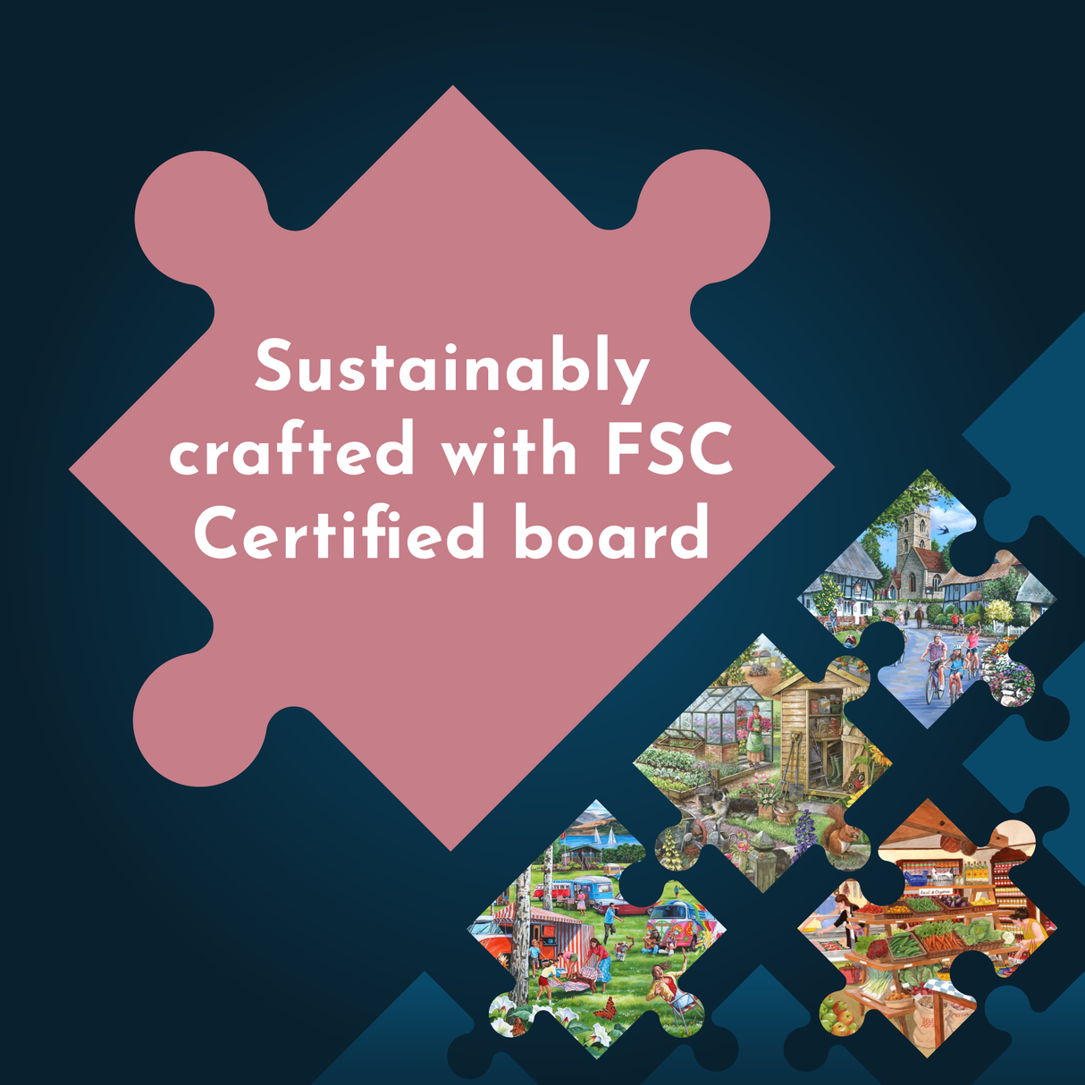 Christmas Is Coming - 2 x BIG 500 Piece