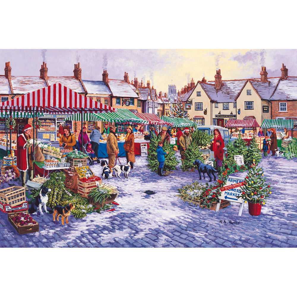 Market Square - 1000 Piece Jigsaw Puzzle - DAMAGED BOX