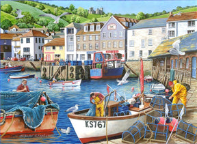 No.12 - Busy Harbour - 1000 Piece Jigsaw Puzzle - DAMAGED BOX