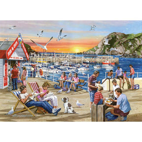 Fish & Chips - 1000 Piece Jigsaw Puzzle - DAMAGED BOX