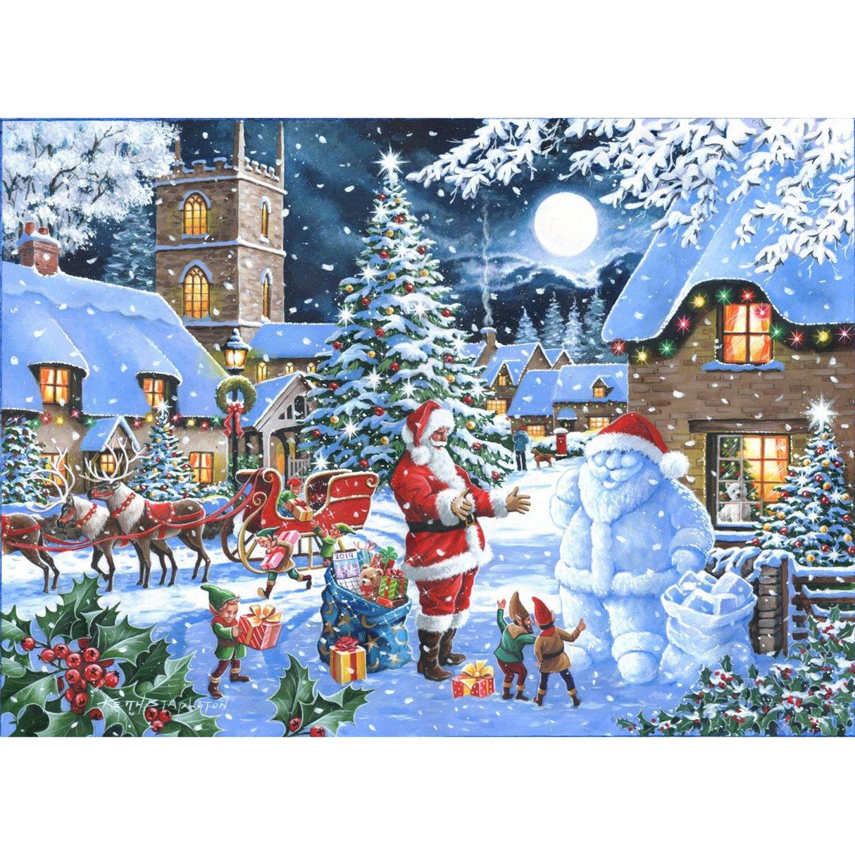 No.14 - Seeing Double - 1000 Piece Jigsaw Puzzle - DAMAGED BOX