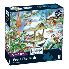 Feed The Birds - BIG 250 Piece Jigsaw Puzzle - DAMAGED BOX