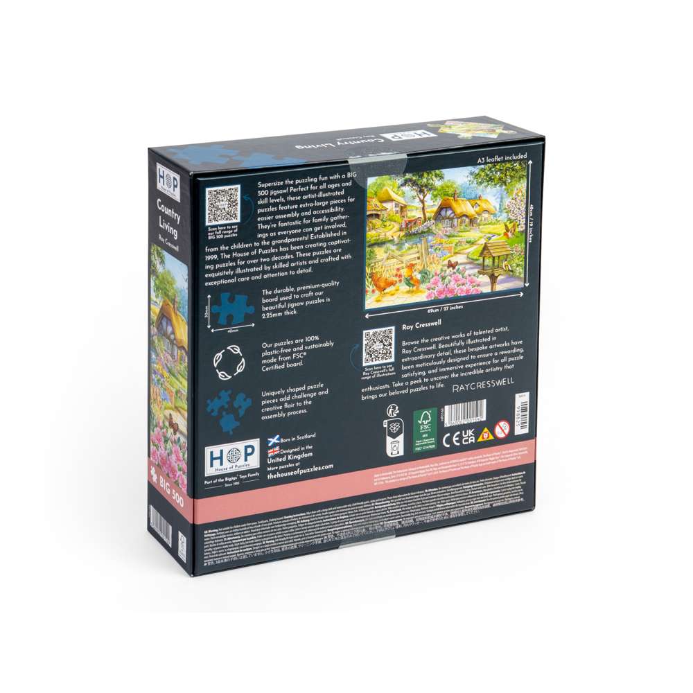 Country Living - BIG 500 Piece Jigsaw Puzzle
