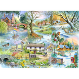 All Seasons - 500 Piece Jigsaw Puzzle - DAMAGED BOX