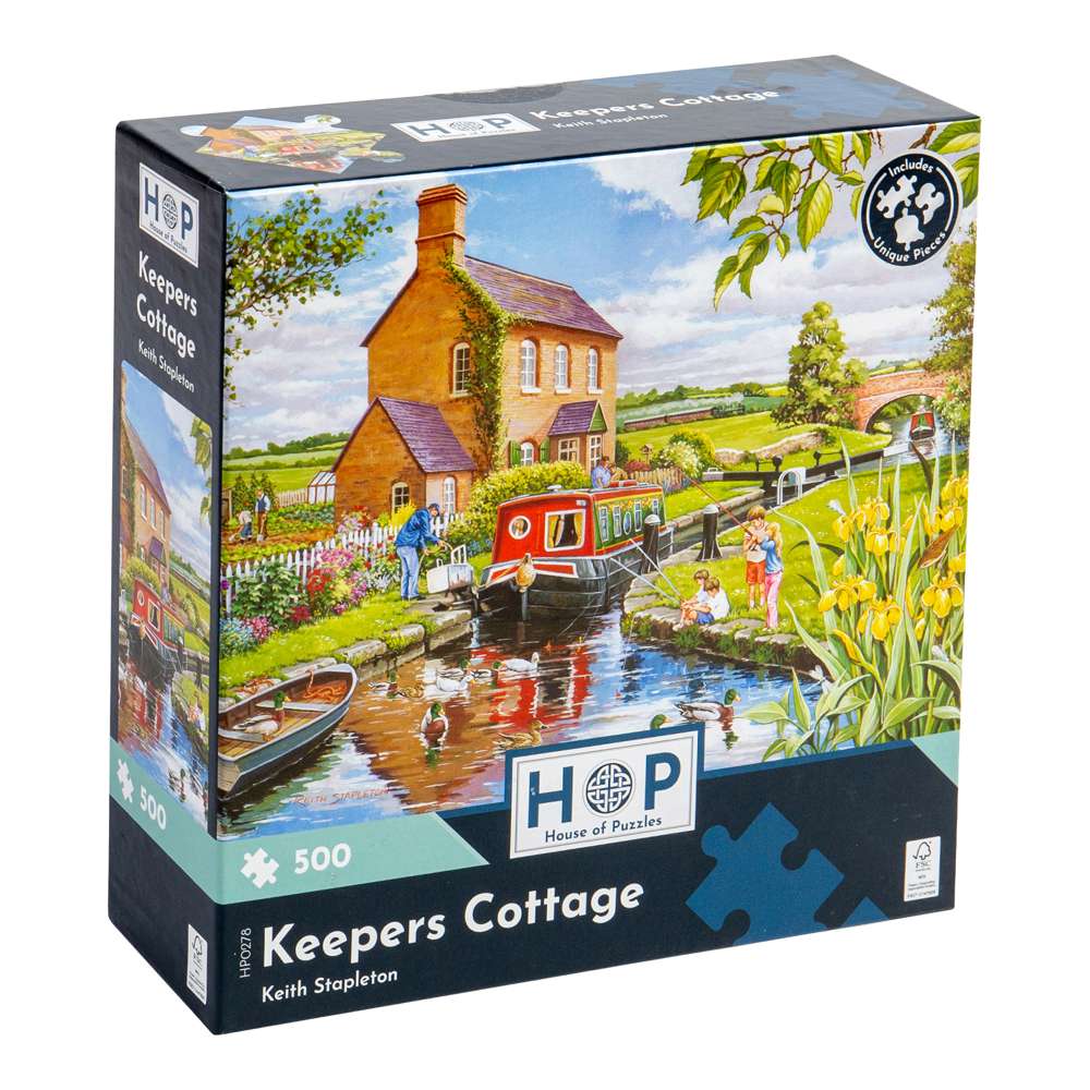 Keepers Cottage - 500 Piece Jigsaw Puzzle - DAMAGED BOX