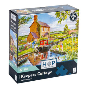 Keepers Cottage - 500 Piece Jigsaw Puzzle - DAMAGED BOX