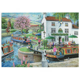 No.6 - By The Canal - 1000 Piece Jigsaw Puzzle - DAMAGED BOX