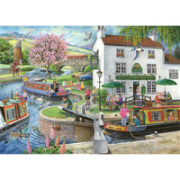 No.6 - By The Canal - 1000 Piece Jigsaw Puzzle