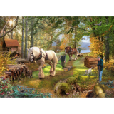 Horse Power - 500 Piece Jigsaw Puzzle - DAMAGED BOX
