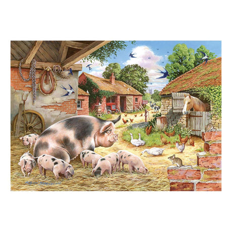 Poppy's Piglets - BIG 500 Piece Jigsaw Puzzle