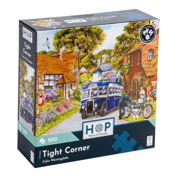 Tight Corner | 500 Piece | House of Puzzles – Bigjigs Toys