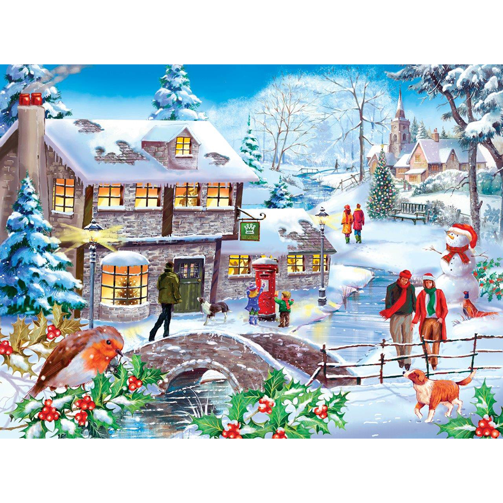Winter Walk - 500 Piece Jigsaw Puzzle - DAMAGED BOX