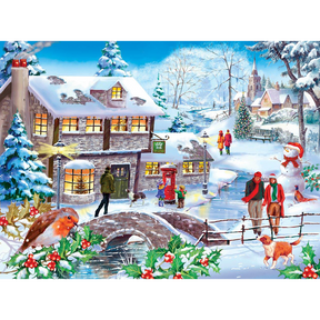 Winter Walk - 500 Piece Jigsaw Puzzle - DAMAGED BOX