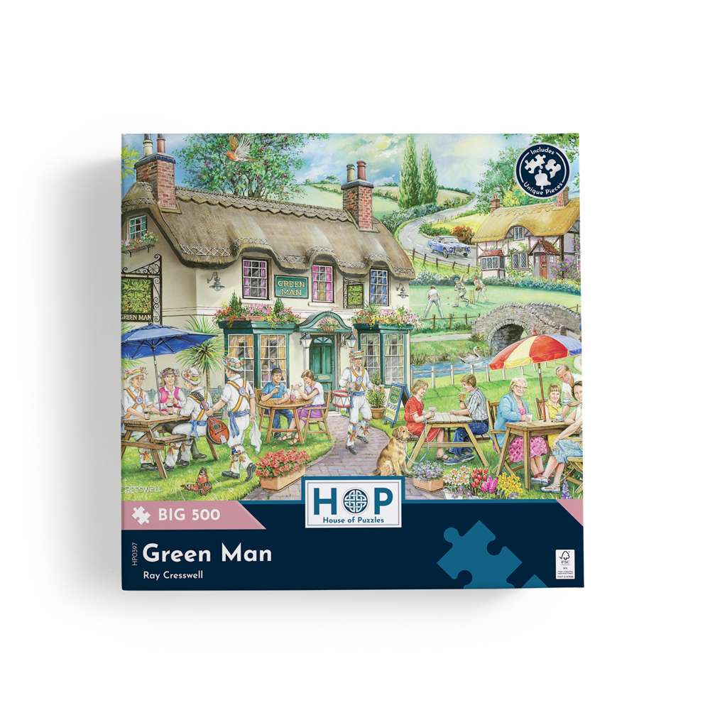 Green Man - BIG 500 Piece Jigsaw Puzzle