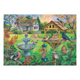 Bird Table - BIG 500 Piece Jigsaw Puzzle