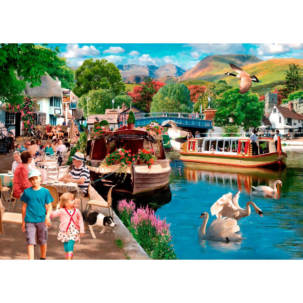 Sunny Afternoon - 500 Piece Jigsaw Puzzle - DAMAGED BOX
