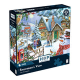 Snowman's View - 1000 Piece Jigsaw Puzzle