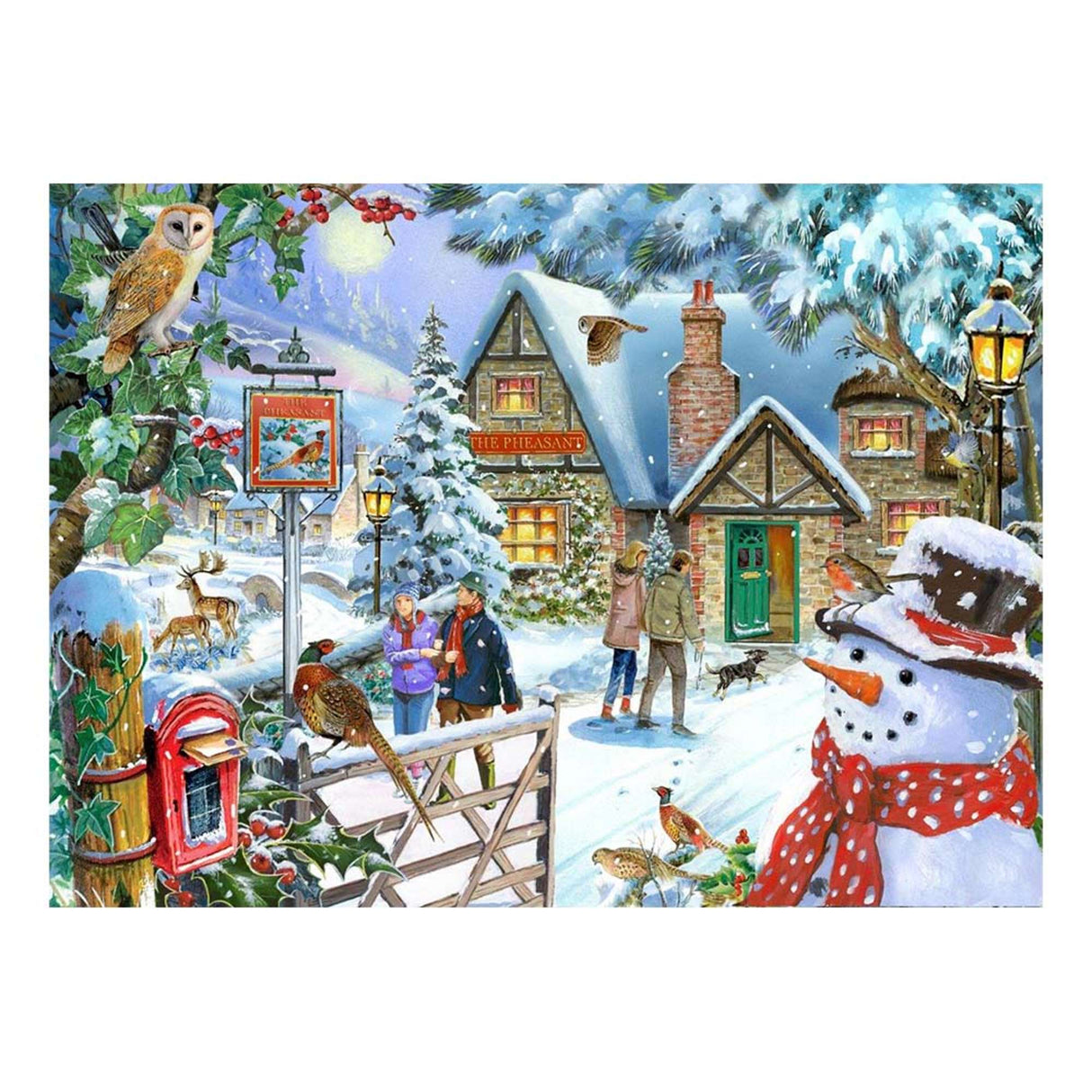 Snowman's View - 1000 Piece Jigsaw Puzzle