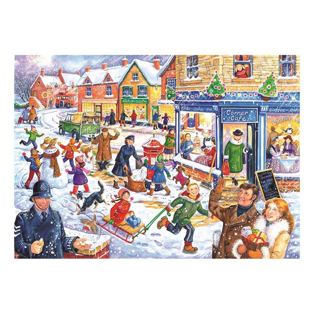 Out In The Snow - BIG 250 Piece Jigsaw Puzzle - DAMAGED BOX