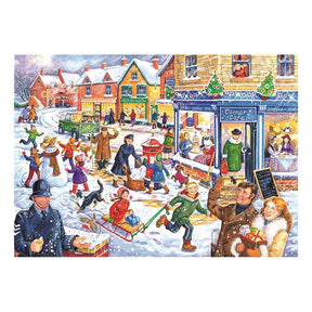 Out In The Snow - BIG 250 Piece Jigsaw Puzzle - DAMAGED BOX