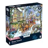 Snow Coach - BIG 500 Piece Jigsaw Puzzle - DAMAGED BOX